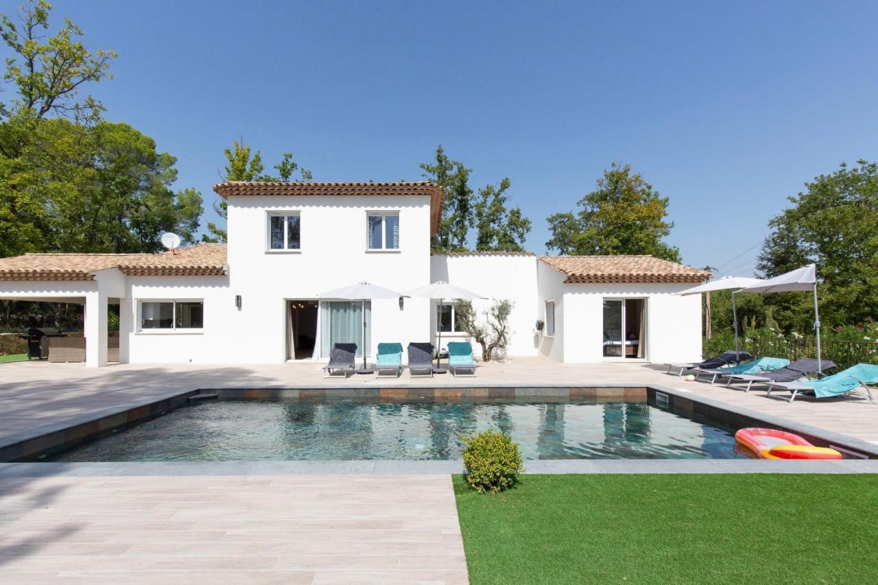 Superbe Villa Seillans La Grande Bastide Avec Piscine, Jardin, Climatisation Et Salle De Sport Екстер'єр фото