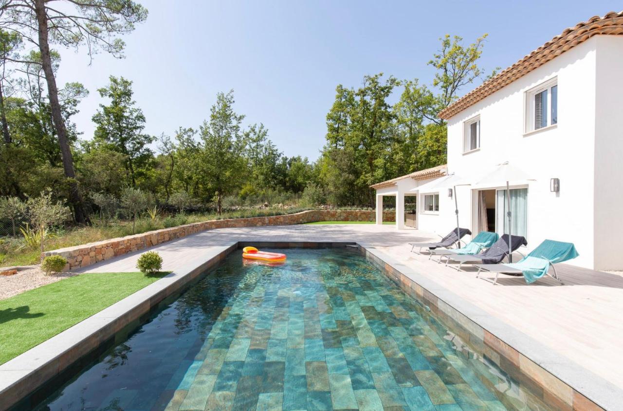 Superbe Villa Seillans La Grande Bastide Avec Piscine, Jardin, Climatisation Et Salle De Sport Екстер'єр фото