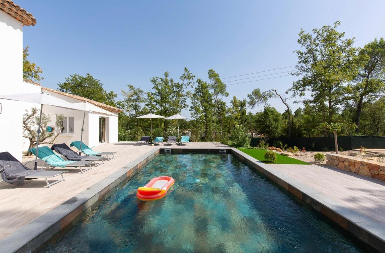 Superbe Villa Seillans La Grande Bastide Avec Piscine, Jardin, Climatisation Et Salle De Sport Екстер'єр фото