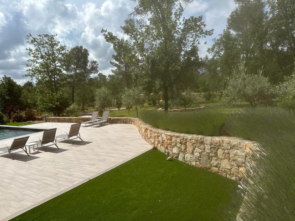 Superbe Villa Seillans La Grande Bastide Avec Piscine, Jardin, Climatisation Et Salle De Sport Екстер'єр фото