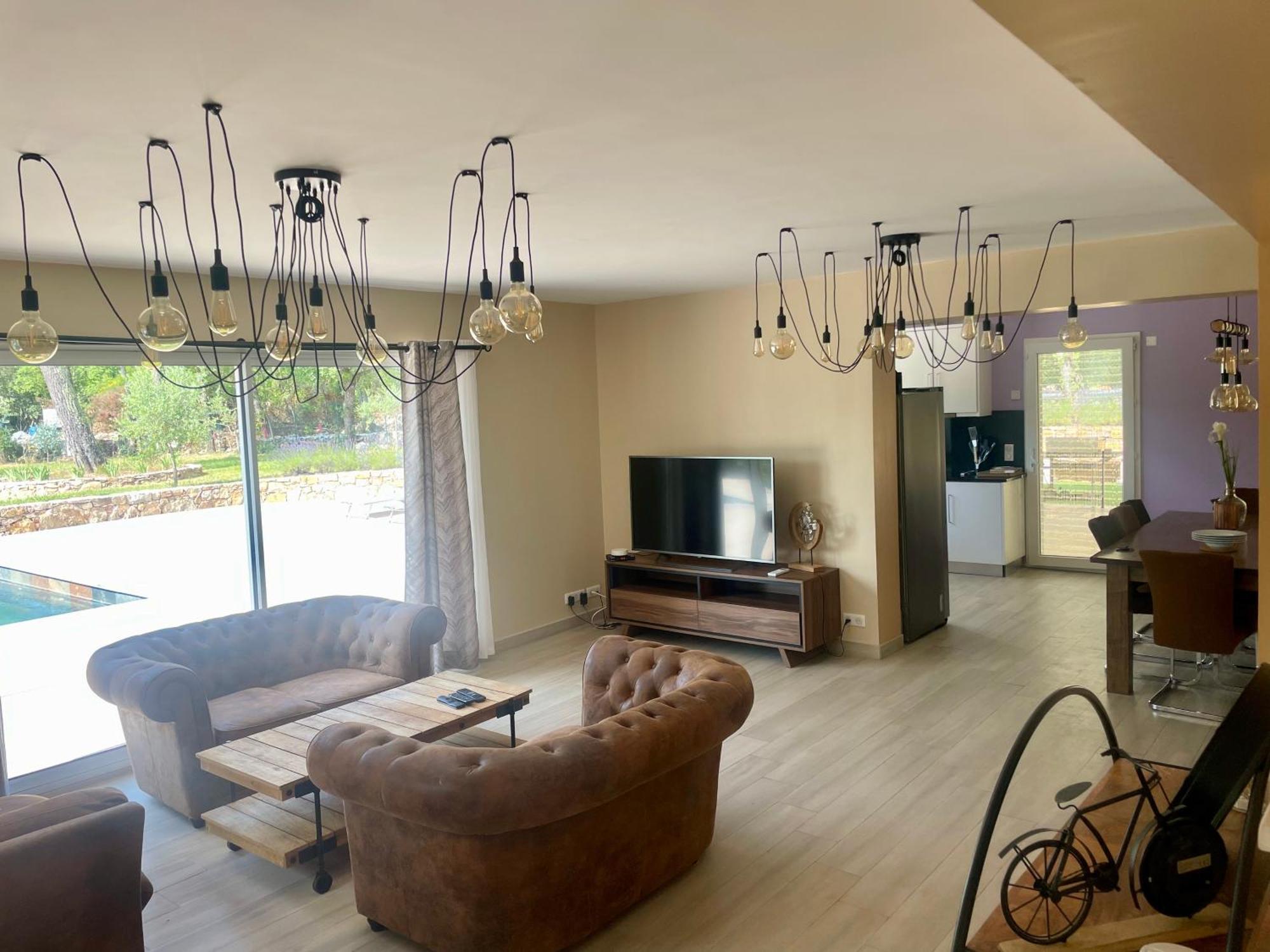 Superbe Villa Seillans La Grande Bastide Avec Piscine, Jardin, Climatisation Et Salle De Sport Екстер'єр фото
